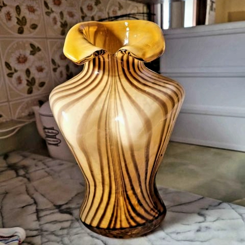 Glass Torso Vase